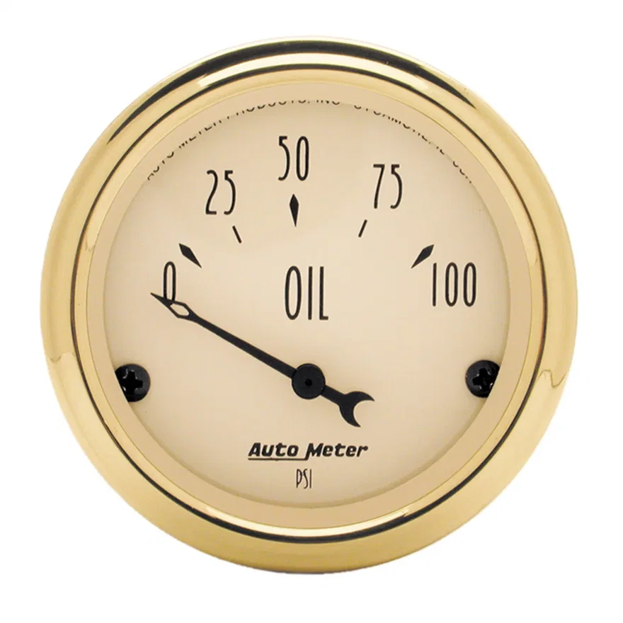 GAUGE; OIL PRESS; 2 1/16in.; 100PSI; ELEC; GOLDEN OLDIES