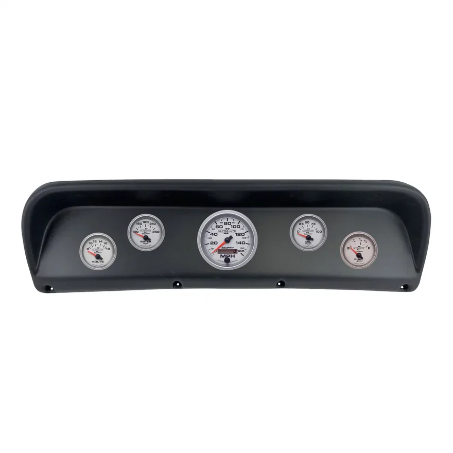 DIRECT FIT DASH KIT; (3 3/8in. X1; 2 1/16in. X4); FORD F100 67-72; ULTRA-LITE II
