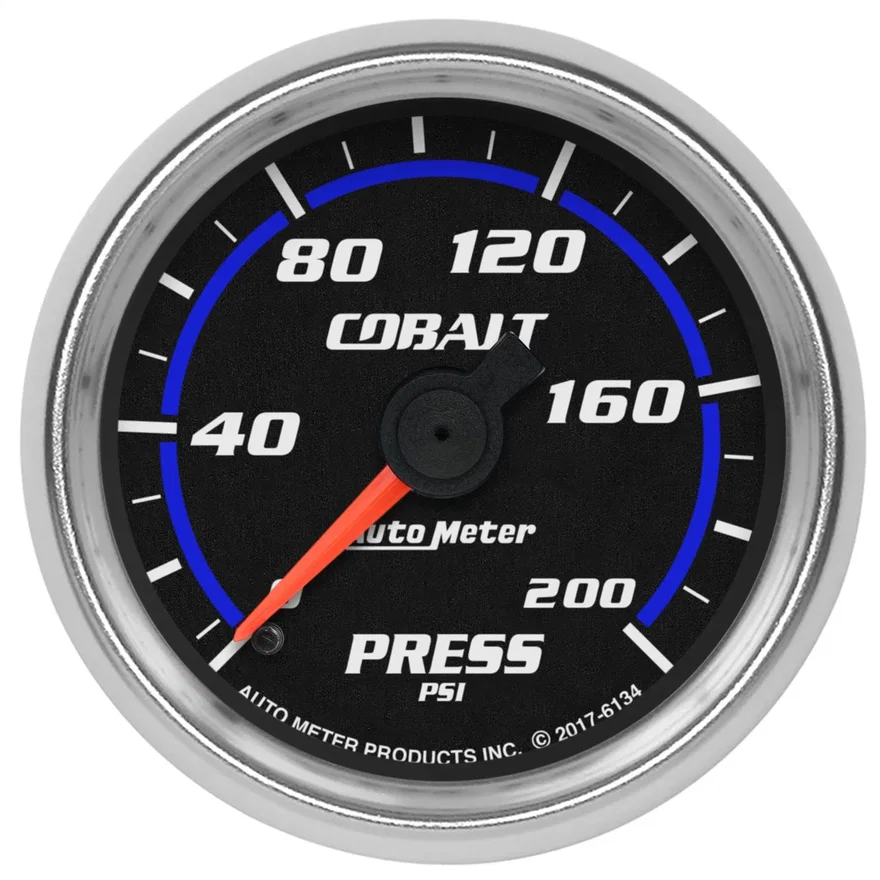 GAUGE; PRESSURE; 2 1/16in.; 200PSI; MECHANICAL; COBALT