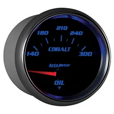 GAUGE; OIL TEMP; 2 5/8in.; 140-300deg.F; ELECTRIC; COBALT image 6