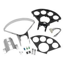 GAUGE MOUNT; DIRECT FIT DASH PANEL; (3 3/8in.; 2 1/16in. X4); CHEVROLET 55-56 image 1