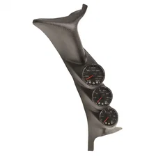 DSL GAUGE KIT; A-PILLR; FORD 99-07; BST/EGT/TRANS; 60PSI/2Kdeg.F/300deg.F; BLK; image 1