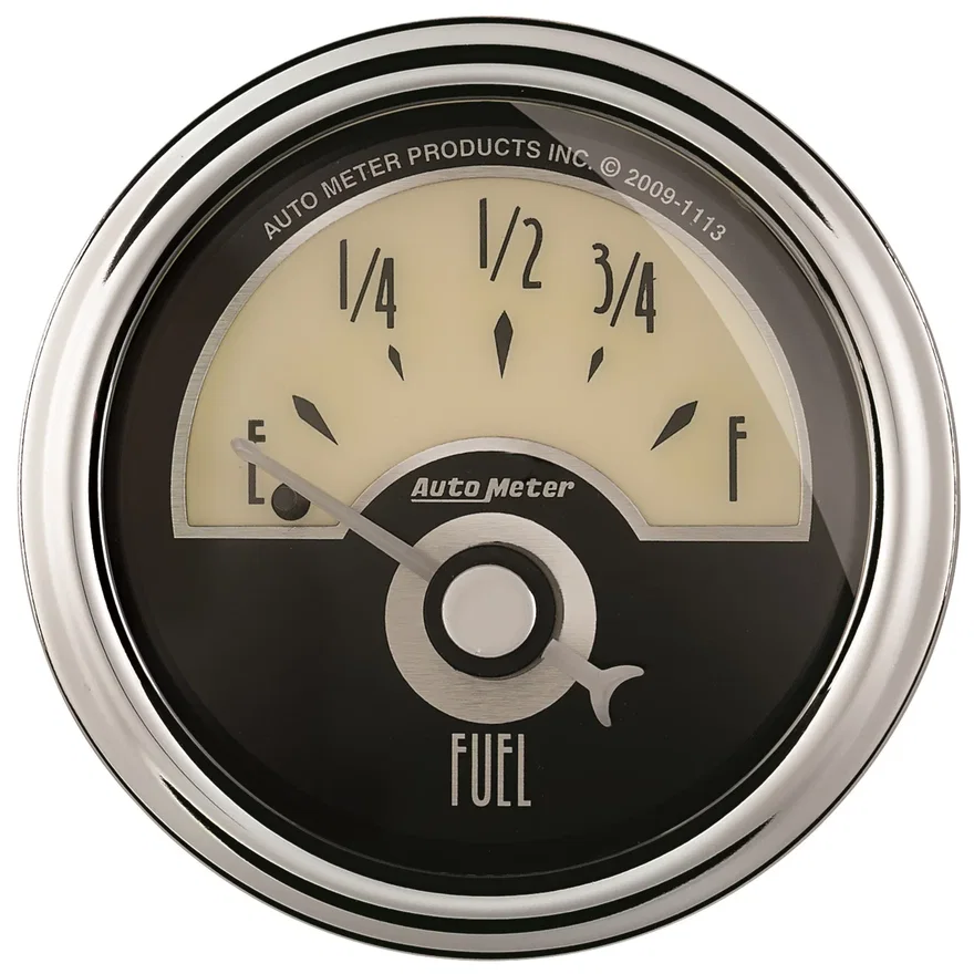 GAUGE; FUEL LEVEL; 2 1/16in.; 0OE TO 90OF; ELEC; CRUISER AD