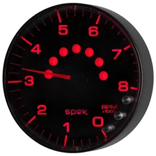 GAUGE; TACHOMETER; 5in.; 8K RPM; W/SHIFT LIGHT/PEAK MEM; BLACK/BLACK; SPEK-PRO image 8