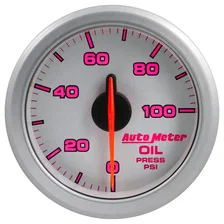 2-1/16in. OIL PRESS; 0-100 PSI; AIRDRIVE; SILVER image 4