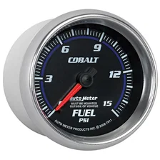GAUGE; FUEL PRESSURE; 2 5/8in.; 15PSI; MECHANICAL; COBALT image 5