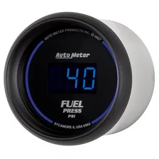 GAUGE; FUEL PRESSURE; 2 1/16in.; 100PSI; DIGITAL; BLACK DIAL W/BLUE LED image 2