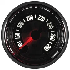 GAUGE; OIL TEMP; 2 1/16in.; 280deg.F; DIGITAL STEPPER MOTOR; AMERICAN MUSCLE image 4