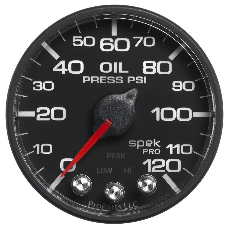 2-1/16in. OIL PRESS; 0-120 PSI; BFB; ECU; SPEK