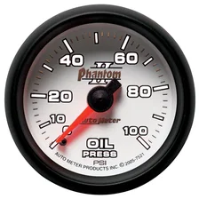 GAUGE; OIL PRESSURE; 2 1/16in.; 100PSI; MECHANICAL; PHANTOM II image 2