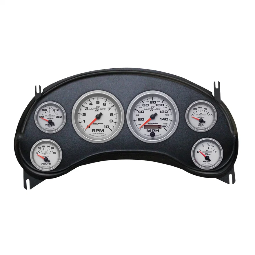 DIRECT FIT DASH KIT; (3 3/8in. X2; 2 1/16in. X4); CHEVY S10 TRUCK 98-04; ULTRA-L