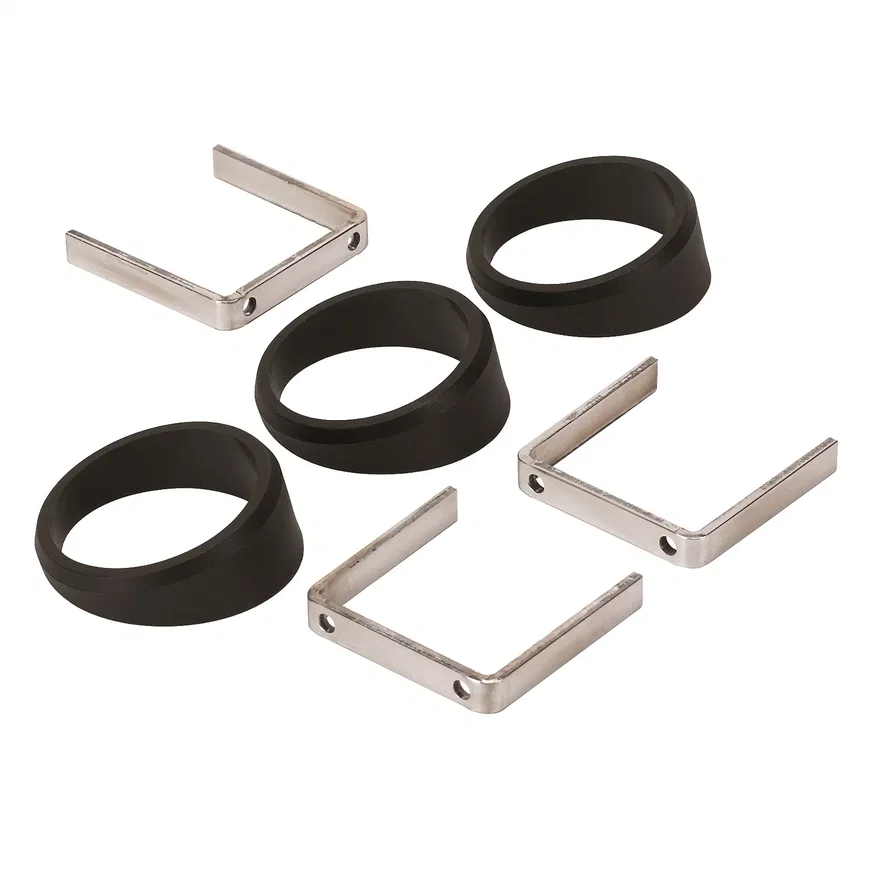 GAUGE MOUNT; ANGLE RINGS; 3 PCS.; BLACK; FOR 2 1/16in. GAUGES