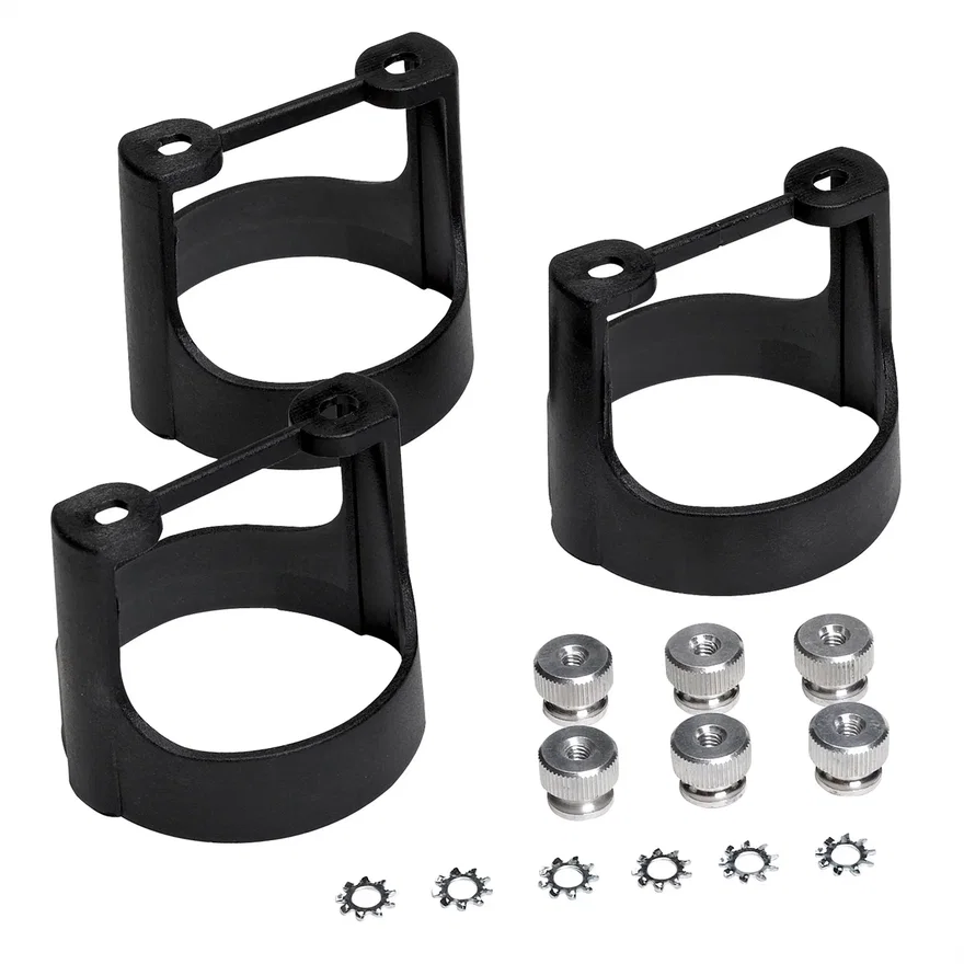 GAUGE BRACKET KIT; 2 5/8in.; BLACK COMPOSITE; QTY 3