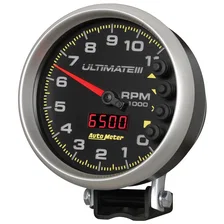GAUGE; TACH; 5in.; 11K RPM; PEDESTAL; DATALOGGING; ULTIMATE III PLAYBACK; BLACK image 2