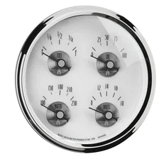 GAUGE; QUAD; 5in.; 0OE TO 90OF; ELEC; PRESTIGE PEARL image 5