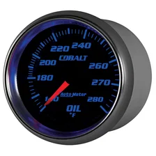 GAUGE; OIL TEMP; 2 5/8in.; 140-280deg.F; MECHANICAL; COBALT image 3