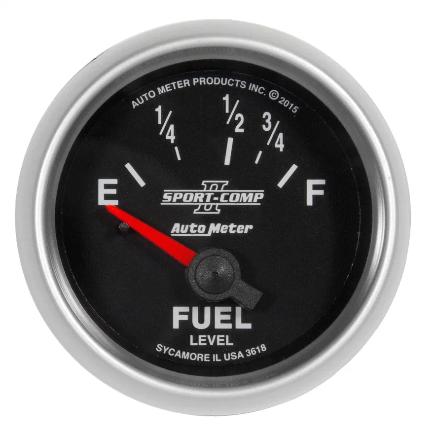 GAUGE; FUEL LEVEL; 2 1/16in.; 16OE TO 158OF; ELEC; SPORT-COMP II