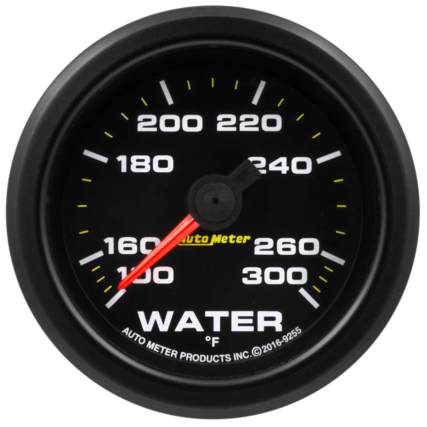 GAUGE; WATER TEMP; 2 1/16in.; 300deg.F; STEPPER MOTOR W/PK/WRN; EXTREME ENVIRONM