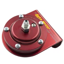 FUEL PRESS ISOLATOR KIT; FOR 15 PSI GAUGES; RED ANODIZED ALUMINUM;-4AN FITTINGS image 2