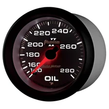 GAUGE; OIL TEMP; 2 5/8in.; 140-280deg.F; MECHANICAL; PHANTOM II image 3