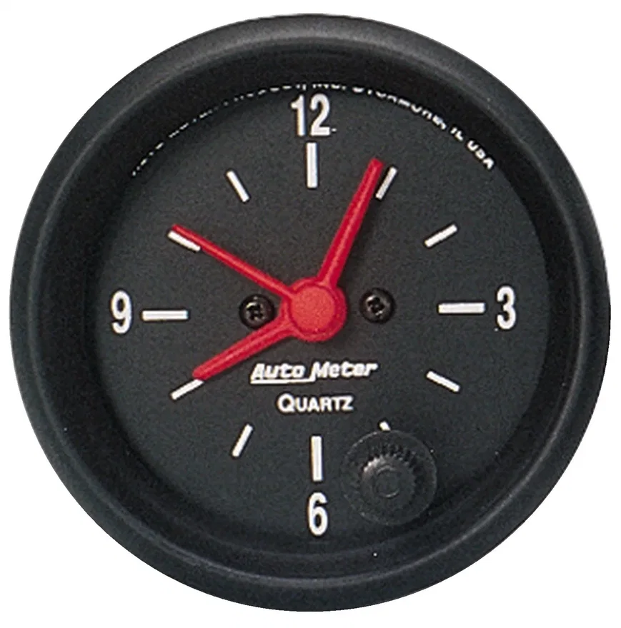 GAUGE; CLOCK; 2 1/16in.; 12HR; ANALOG; Z-SERIES
