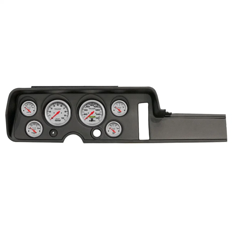 DIRECT FIT DASH KIT; (3 3/8in. X2; 2 1/16in. X4); PONTIAC GTO/LEMANS 68; ULTRA-L