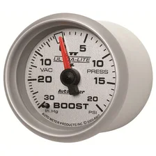 GAUGE; VAC/BOOST; 2 1/16in.; 30INHG-20PSI; MECHANICAL; ULTRA-LITE II image 2