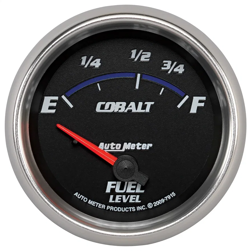 GAUGE; FUEL LEVEL; 2 5/8in.; 73OE TO 10OF; ELEC; COBALT