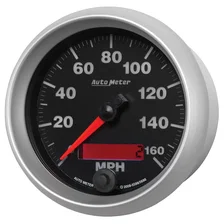 GAUGE; SPEEDOMETER; 3 3/8in.; 160MPH; ELEC. PROGRAMMABLE; ELITE image 2