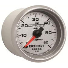 GAUGE; BOOST; 2 1/16in.; 60PSI; MECHANICAL; ULTRA-LITE II image 3