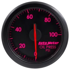 2-1/16in. OIL PRESS; 0-100 PSI; AIRDRIVE; BLACK image 4
