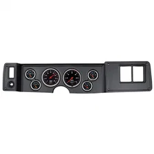 DIRECT FIT DASH KIT; CAMARO 79-81; TACH/MPH/FUEL/OILP/WTMP/VOLT; DESIGNER BLACK image 1