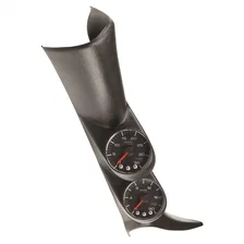DIESEL GAUGE KIT; A-PILLAR; GM 01-07; BOOST/EGT; 35PSI/2000deg.F; BLK; SPEK-PRO image 1