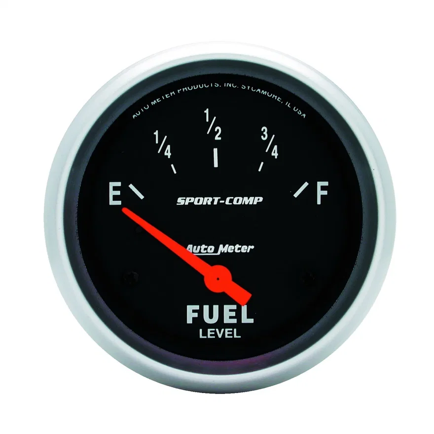 GAUGE; FUEL LEVEL; 2 5/8in.; 0OE TO 30OF; ELEC; SPORT-COMP