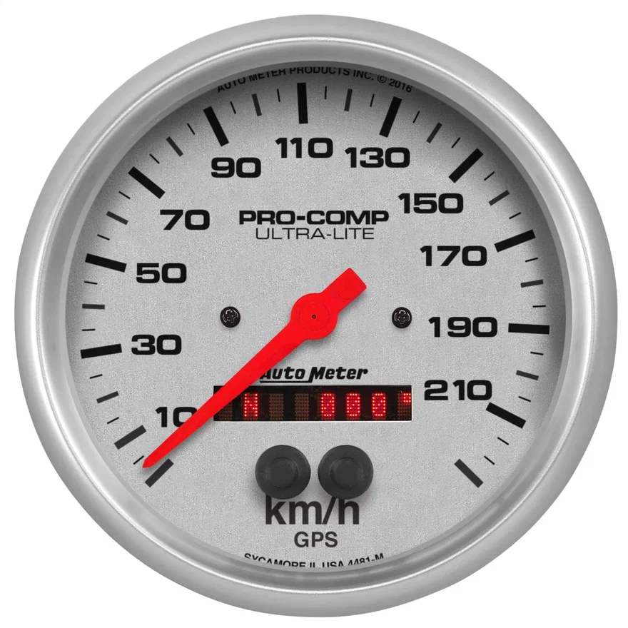 GAUGE; SPEEDOMETER; 5in.; 225KM/H; GPS; ULTRA-LITE