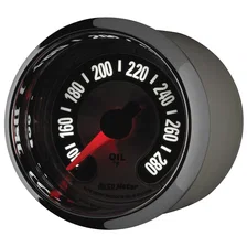 GAUGE; OIL TEMP; 2 1/16in.; 280deg.F; DIGITAL STEPPER MOTOR; AMERICAN MUSCLE image 3