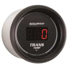GAUGE; TRANS TEMP; 2 1/16in.; 340deg.F; DIGITAL; BLACK DIAL W/RED LED image 3