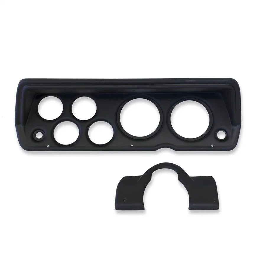 DIRECT FIT DASH KIT; ABODY/DUSTER/DEMON/DART 70-76; RPM/MPH/FUEL/OILP/WTMP/BAT;
