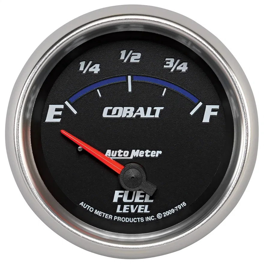 GAUGE; FUEL LEVEL; 2 5/8in.; 240OE TO 33OF; ELEC; COBALT
