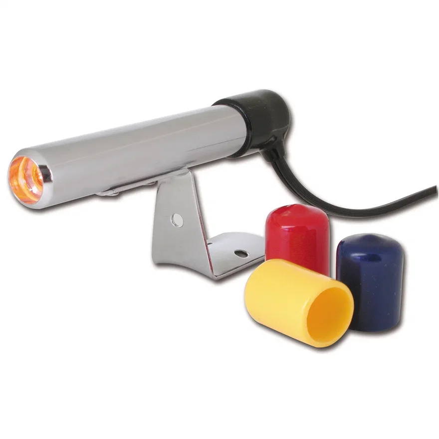 SHIFT LIGHT; AMBER LED; PEDESTAL; CHROME; QUICK-LITE
