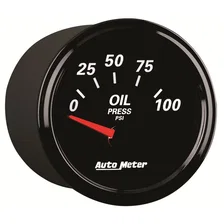 GAUGE; OIL PRESS; 2 1/16in.; 100PSI; ELEC; DESIGNER BLACK II image 4