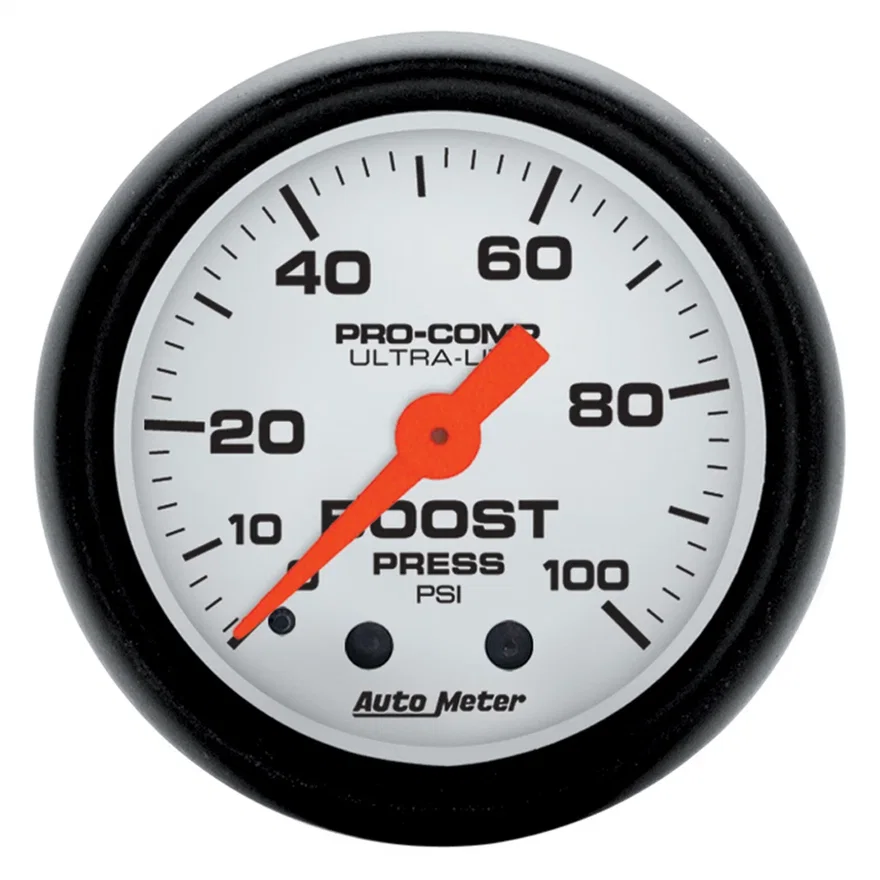 GAUGE; BOOST; 2 1/16in.; 100PSI; MECHANICAL; PHANTOM