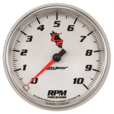 GAUGE; TACHOMETER; 5in.; 10K RPM; IN-DASH; C2 image 1
