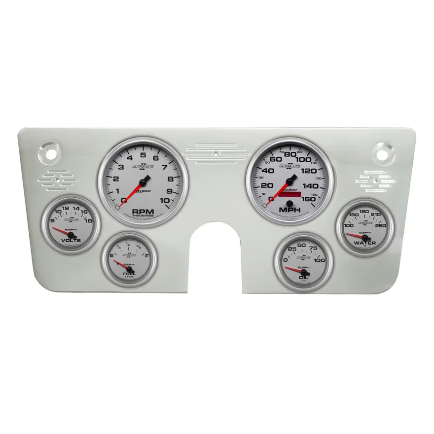 DIRECT FIT DASH KIT; CHEVY TRUCK 67-72; 2 X 5in.; 4 X 2-5/8in.; ULTRA-LITE II