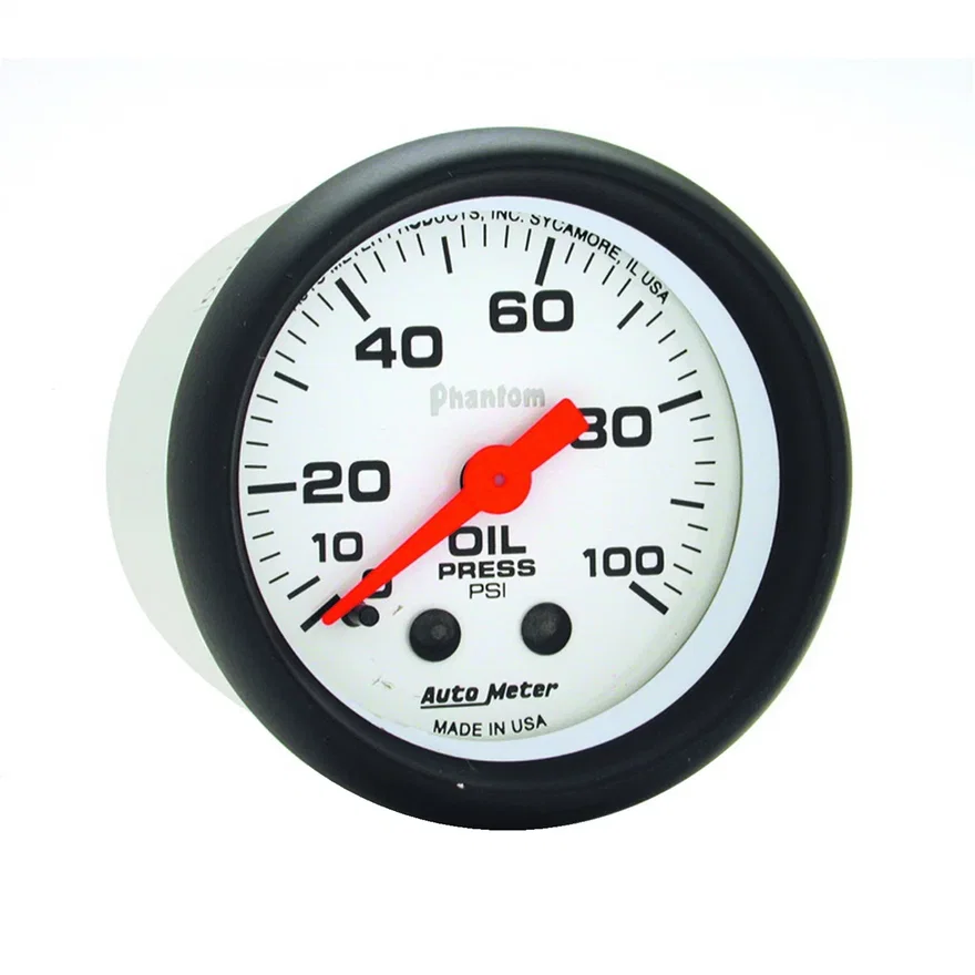 GAUGE; OIL PRESSURE; 2 1/16in.; 100PSI; MECHANICAL; PHANTOM