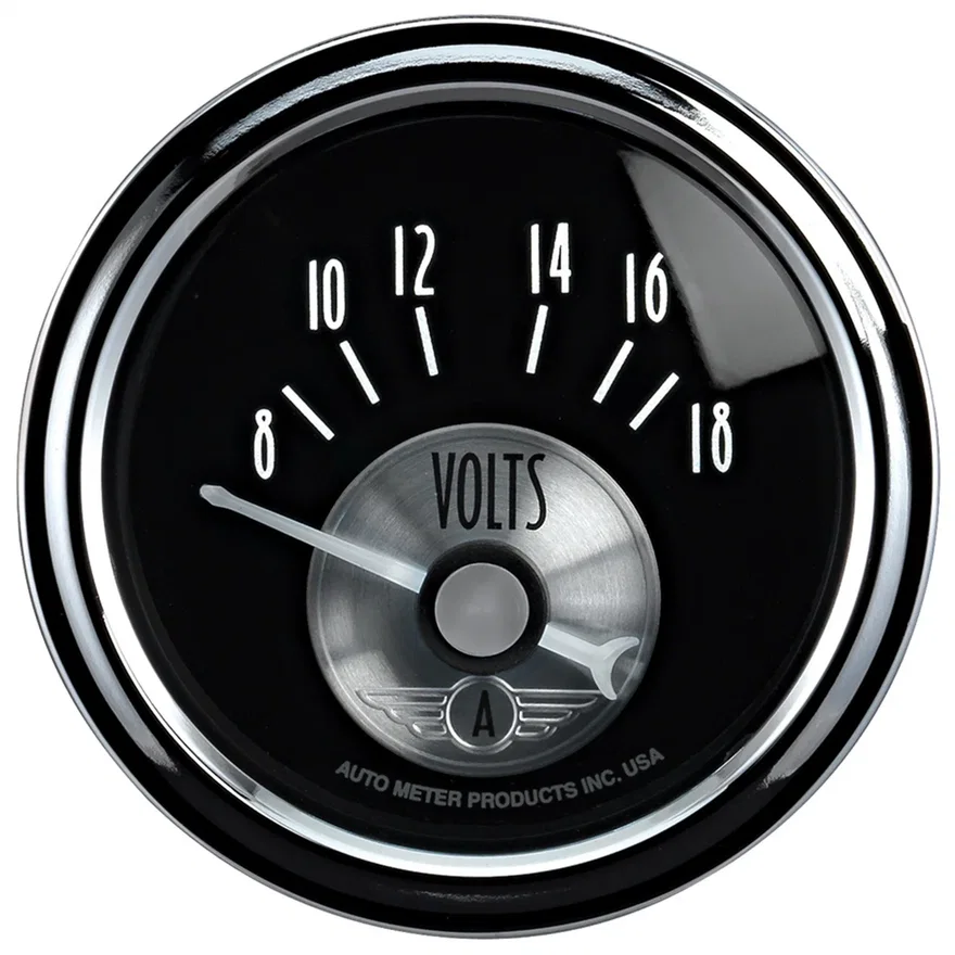 GAUGE; VOLTMETER; 2 1/16in.; 18V; ELEC; PRESTIGE BLK. DIAMOND