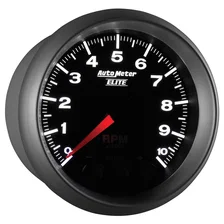 GAUGE; TACH; 3 3/8in.; 10K RPM; IN-DASH W/SHIFT LIGHT/PEAK MEM; ELITE image 6