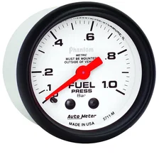 GAUGE; FUEL PRESSURE; 2 1/16in.; 1.0BAR; MECHANICAL; PHANTOM image 2