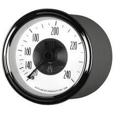 GAUGE; WATER TEMP; 2 1/16in.; 240deg.F; MECH; PRESTIGE PEARL image 3