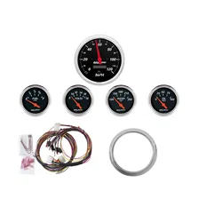 DIRECT FIT DASH KIT; CHEVY CAR 59-60; MPH/FUEL/OILP/WTMP/BAT; DB image 1